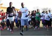  ?? ?? INTERNATIO­NAL MARATHON: The Kazungula Marathon is the latest in an exciting list of lost distance races that attract runners from across the world