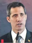  ??  ?? Juan Guaidó, presidente encargado de Venezuela y titular de la Asamblea Nacional. El 1 de marzo del 2019 visitó Asunción.