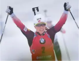  ?? FOTO: NTB SCANPIX ?? Tiril Eckhoff gikk en strålende etappe for Norge fredag.