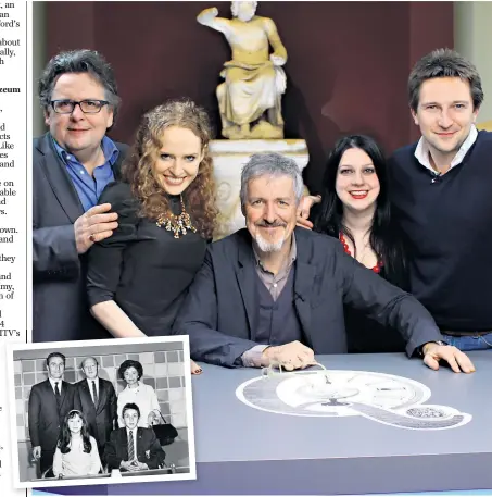  ??  ?? The quizmaster­s: Griff Rhys Jones hosts The Quizeum; (inset) Ask the Family, presented by Robert Robinson