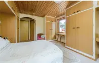  ??  ?? scandi-style interior Tamara and family will be living in their bungalow – with its ‘sauna-style’ clad ceilings and dated interiors – while they transform it into an accessible family home.