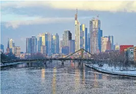  ?? [Imago/Jochen Tack] ?? Die Skyline von Frankfurt am Main.