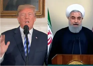  ?? DR ?? Donald Trump recorre ao Twitter para lançar ameaças contra o Presidente iraniano