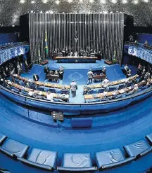  ?? ROQUE DE SA/AGÊNCIA SENADO-20/2/2019 ?? Dívidas. No fim do mês, Guedes falará do tema no Senado