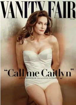  ?? ANNIE LEIBOVITZ/ARCHIVO ?? En el 2015 Bruce Jenner, ganador de la medalla de oro en el decatlón de los Juegos Olímpicos de Montreal declaró que siempre se había sentido como una mujer y pasó a ser Caitlyn.