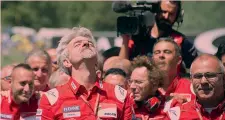  ??  ?? La gioia di Gigi Dall’Igna, 52 anni, per la doppietta al Mugello GETTY