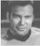  ??  ?? William Shatner as Captain James T. Kirk on ‘‘ Star Trek’’