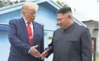  ?? SUSAN WALSH/AP FILE ?? While President Donald Trump’s meetings with North Korean leader Kim Jong Un have made for good photos, they’ve been devoid of substantiv­e progress in prompting Kim to get rid of his nuclear weapons.