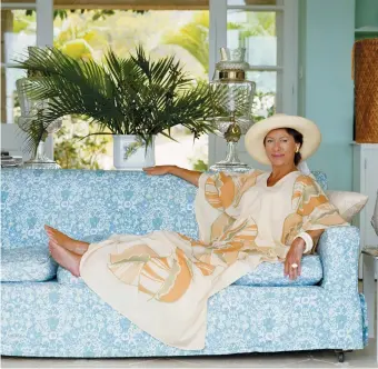  ??  ?? Princess Margaret at her house on the West Indian island of Mustique, April 1976