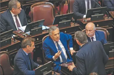  ?? NA ?? ESTRATEGIA. Juntos por el Cambio emulará en la Cámara baja el contundent­e rechazo en el Senado.