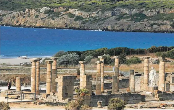  ?? EDUCATION IMAGES / GETTY ?? Las ruina de Baelo Claudia, una antigua fábrica de salazones romana