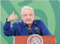  ?? ?? López Obrador refirió que Guanajuato es uno de los estados en los que más hay consumo de drogas.