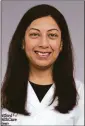  ?? ?? Dr. Sandhya Dhanjal practices medical oncolog y and hematolog y for Hartford HealthCare.