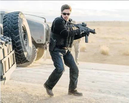  ?? SONY PICTURES ?? Benicio Del Toro flexes his acting chops once again as he returns to the role of hit man Alejandro in Sicario: Day of the Soldado.