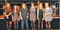  ??  ?? Fèis Lochabair Ceilidh Trail band who played at the ceilidh on Friday night to raise money for Mòd 2017.