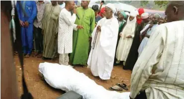  ??  ?? Funeral rites for the late Onukaba at Okene, Kogi State