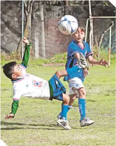  ?? ?? La calidad y el instinto goleador se muestran en el césped desde una edad muy temprana.