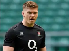  ?? (Getty) ?? Owen Farrell has recovered from a leg injury to feature