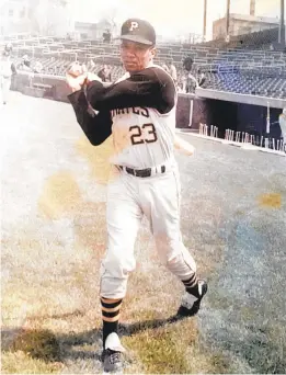  ?? COURTESY ?? George Spriggs, who played in the major leagues for the Pittsburgh Pirates and Kansas City Royals, will be inducted into the Anne Arundel County Sports Hall of Fame on Oct. 13.