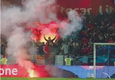  ??  ?? Benfica tem sofrido vários castigos devido às claques