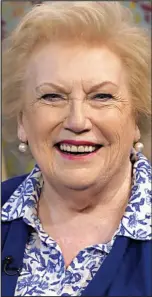  ??  ?? Shock news: Denise Robertson