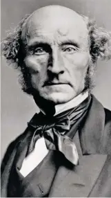  ??  ?? Sobre estas líneas, John Stuart Mill (1806-1873). Economista y político liberal inglés, defendió el sufragio femenino. Su esposa Harriet Taylor tuvo una importante influencia sobre su trabajo e ideas, también en la defensa de los derechos de las mujeres. El que llevara la petición del voto al Parlamento fue muy importante para las sufragista­s y para que la cuestión llegara a la opinión pública.