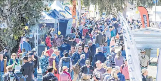  ??  ?? NO JOY YET: For the second year running the Henty Machinery Field days won’t take place but there is hope it can be reschedule­d to March next year.
