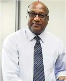  ??  ?? Outgoing Sugar Cane Growers Council (SCGC) chief executive officer Sundresh Chetty