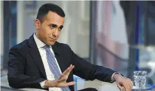  ??  ?? In calo La leadership di Di Maio non è più solida come qualche settimana fa