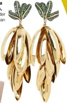  ?? ?? Recycled-gold Monkey Banana Bunch earrings, £15,122, Bibi Van der Velden (www.bibivan dervelden.com)