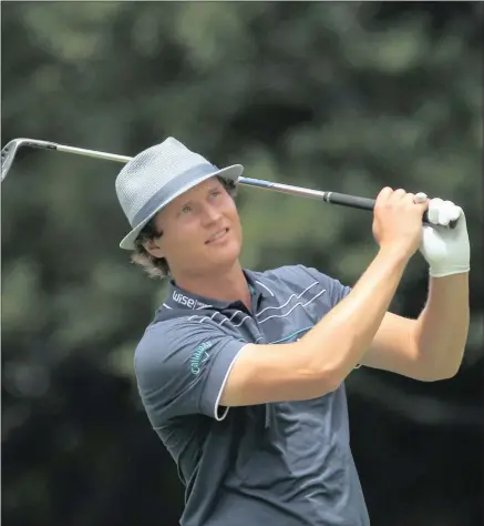  ??  ?? SWEET SWING: Tapio Pulkkanen during the second round of the Joburg Open at Randpark Golf Club yesterday.