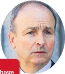  ??  ?? LEADER Micheal Martin