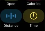  ??  ?? Tap on Workout data options to see how well you’re doing.