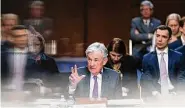  ?? Jabin Botsford/Washington Post ?? Chair Jerome H. Powell and the Federal Reserve are poised to raise rates this week for the 11th time in 16 months in ongoing efforts to tame inflation.