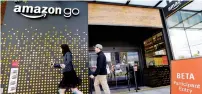  ??  ?? Amazon’s checkout-free grocery store set to open today for public.