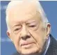  ??  ?? SURGERY Jimmy Carter