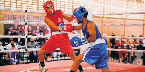  ?? FOTO CORTESÍA ?? > Grandes combates los que se vivieron en el selectivo estatal.