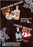  ?? FOTO: SZ ?? Probieren Sie einen der beiden neuen Eisbecher aus Cassis und Eierlikör.