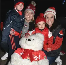  ??  ?? The O’Sullivan clan, Meabh, Lucy, Ben and Louise will be cheering on Dromtariff­e in the Munster Junior Football Final.