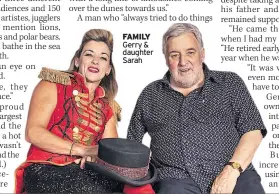  ??  ?? FAMILY Gerry & daughter Sarah