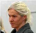  ?? STUFF ?? Tessa Grant during sentencing in the Hamilton District Court in 2017.