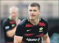  ?? PICTURE: ADAM DAVY/ PA WIRE ?? TECHNIQUE: Contrite Owen Farrell has been working on his tackling technique.