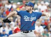  ??  ?? CLAYTON KERSHAW, who tried to recruit Ohtani to play for the Dodgers, struck him out Wednesday.