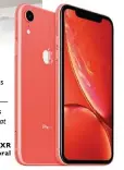  ??  ?? Apple iPhone XR in Coral