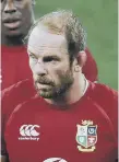  ??  ?? British & Irish Lions’ Alun Wyn Jones.