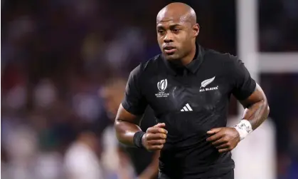  ?? Photograph: Paul Harding/Getty Images ?? Mark Telea was said to have done ‘nothing major’ but was still omitted from the All Blacks squad due to face Ireland in the World Cup knockout stage.