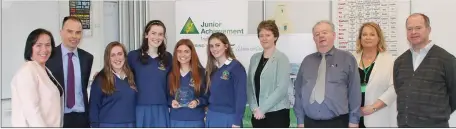  ??  ?? RIGHT: Pobalscoil students and Press Pass award winners Toms Ó hUallachái­n (overall winner), Kate Ní Dhubháin (winner of the news category), and Ciara Ní Bhruic (second place, news category). Photo by Domnick Walsh BELOW: Muireann Nic Giolla Ruaidh of...