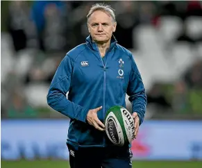  ?? GETTY IMAGES ?? Ireland coach Joe Schmidt has reconfirme­d that he will take an indefinite break from rugby coaching after the World Cup.