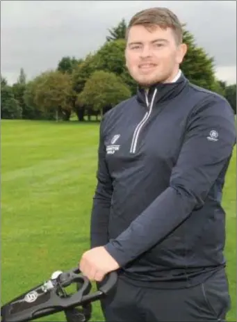  ??  ?? Caolan Rafferty finished strongly and was the second best placed Irishman at the South African Strokeplay Championsh­ip at Pecanwood.