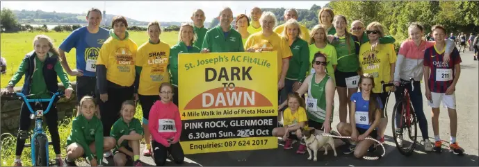  ??  ?? St Josephs Athletic Club launched their Dark to Dawn walk on Sunday, October 22, recently.